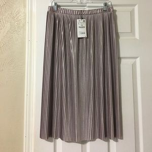 Zara pleated skirt