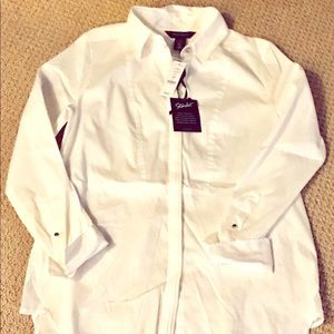 White button down shirt