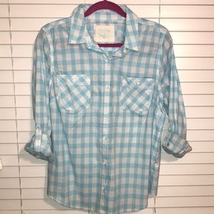 SONOMA Women’s Button Down Flannel Shirt