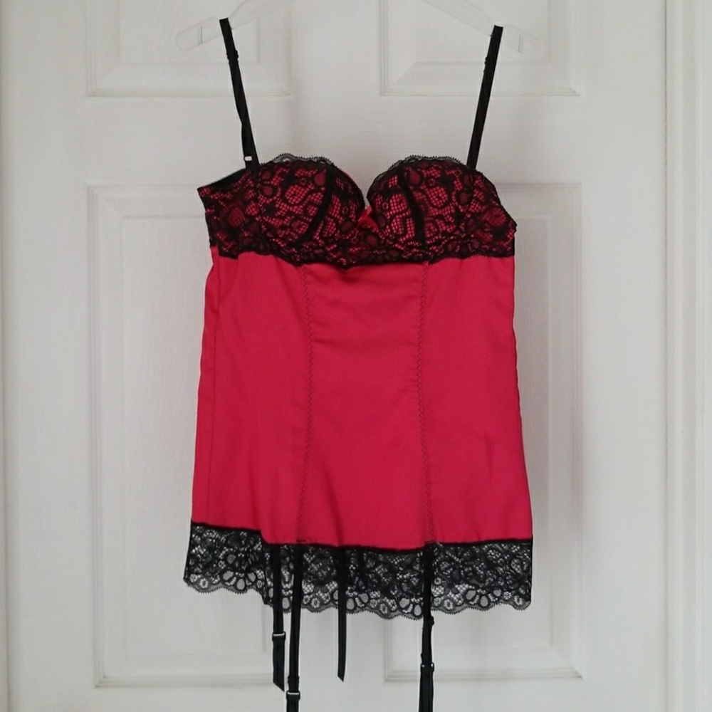 NWT Frederick's Of Hollywood Satin & Lace Chemise
