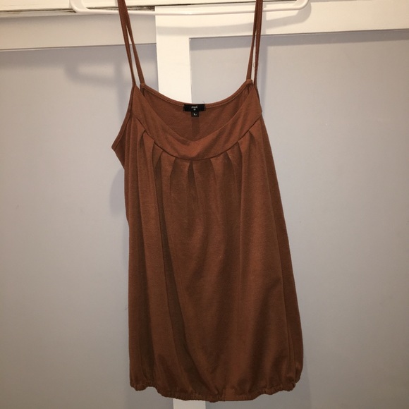 💋Sale Brown Simple Tank Top from Stash CCO - Picture 3 of 3
