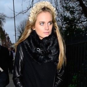 Rachel Zoe Black Faux Fur Satin Scarf Neck Wrap