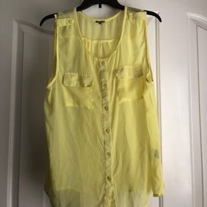Charlotte Russe Yellow Blouse