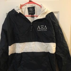 Alpha Xi Delta XL Rainjacket