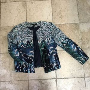 ♦️BOGO♦️ BLUE WATERCOLOR HM BLAZER