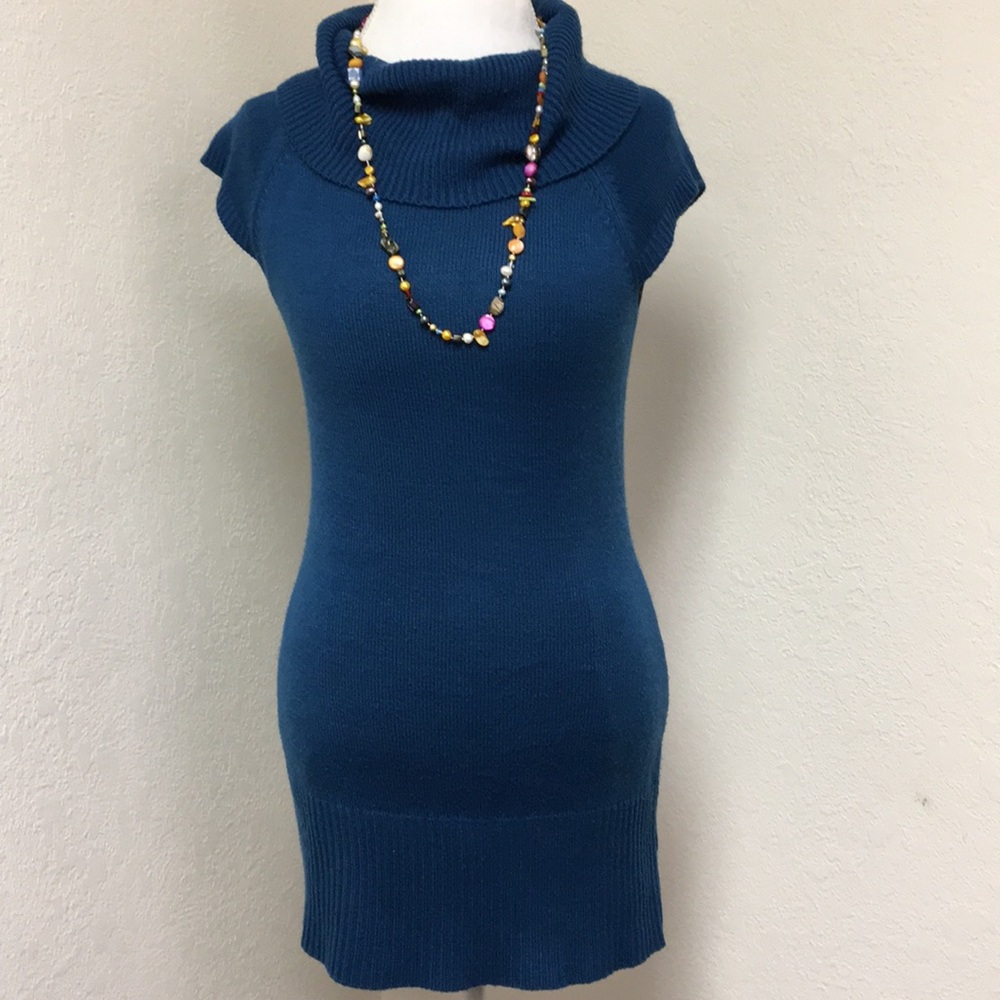 💕Chelsey Blue Sweater Dress