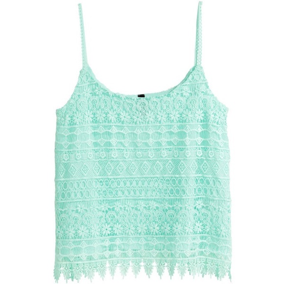 Mint Crop Top - Picture 1 of 4