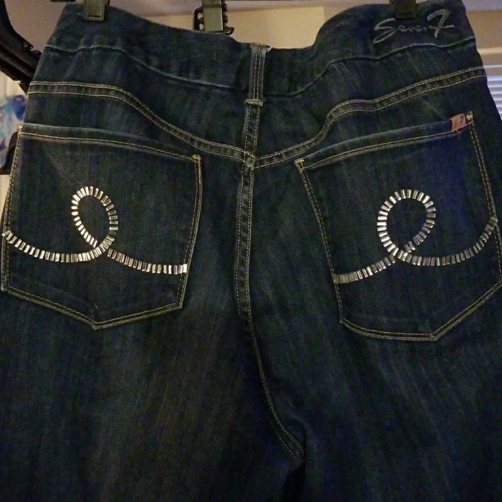 SEVEN PLUS SIZE BLING JEAND