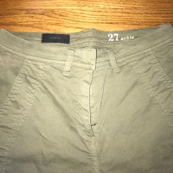 J. Crew olive green pants - Picture 2 of 6