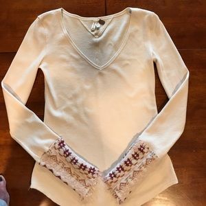 FREE PEOPLE THERMAL LONG SLEEVE TOP