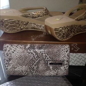 Sandal Thong Snakeskin