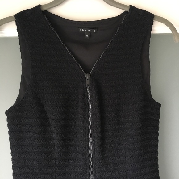 Theory Black Mini Dress - Picture 3 of 5