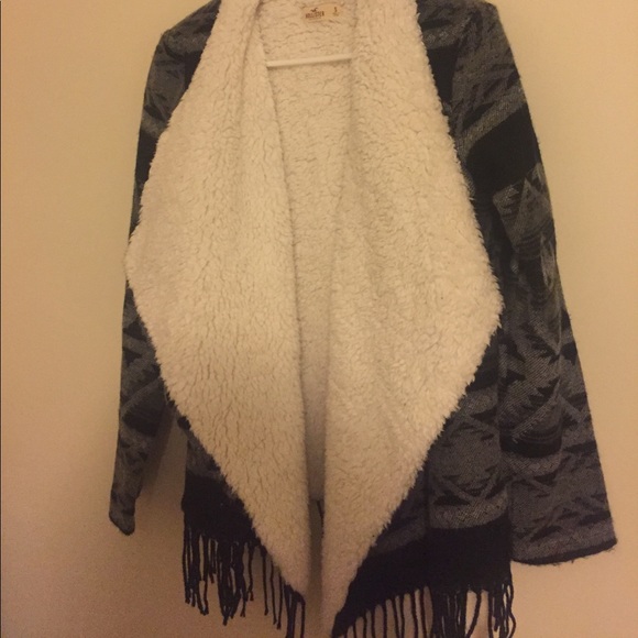 Hollister open Winter Wool Coat - Picture 3 of 5