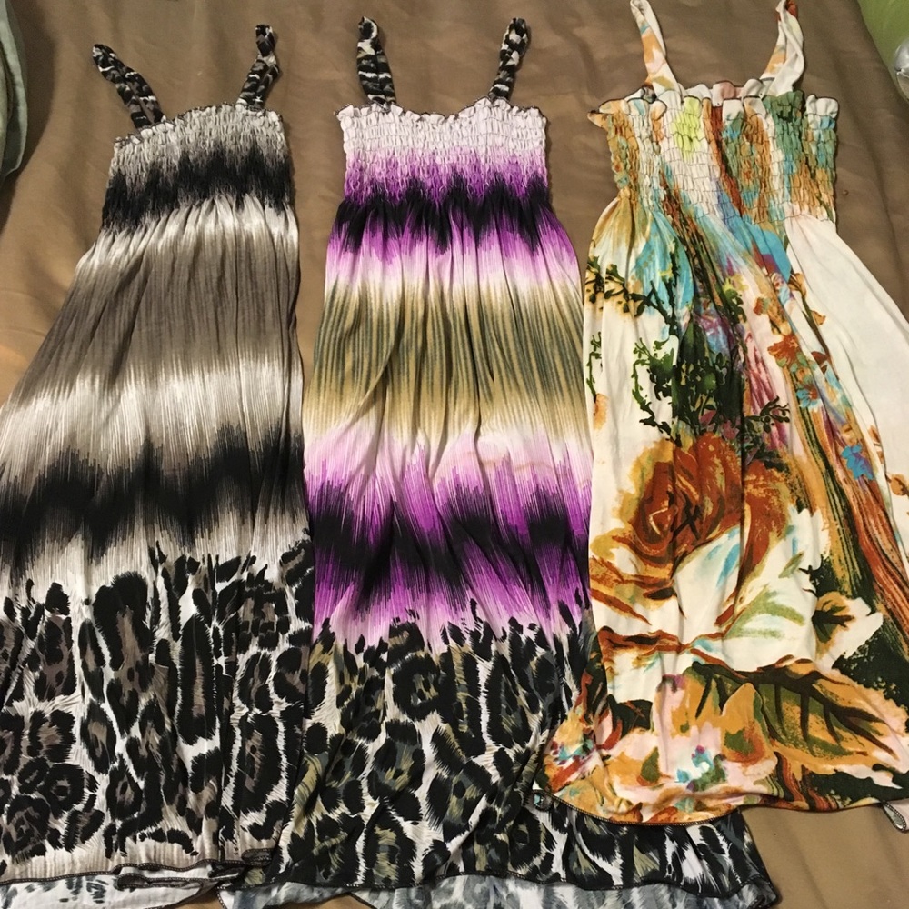 3 lovely summer dresses bundle