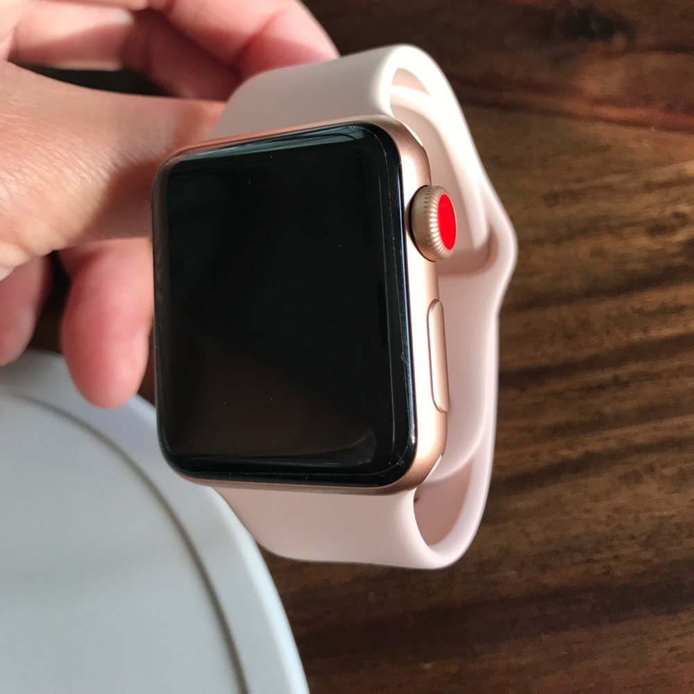 Apple watch band(authentic)-38mm-pink sand
