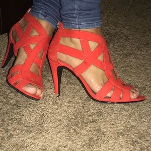Coral heels