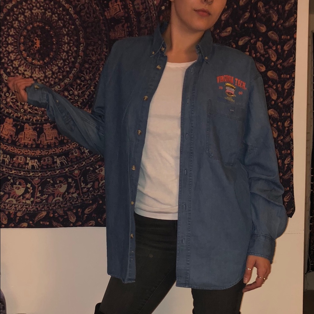Custom Vintage VT 2000 SugarBowl Denim Button Up
