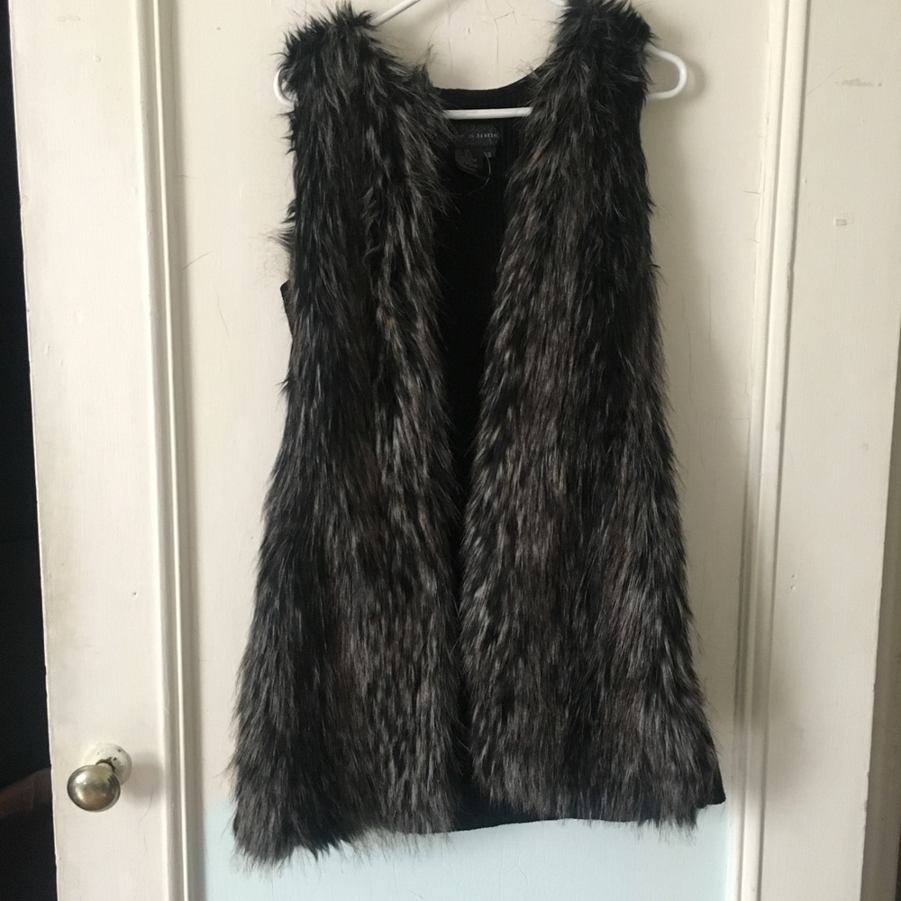 Faux fur vest