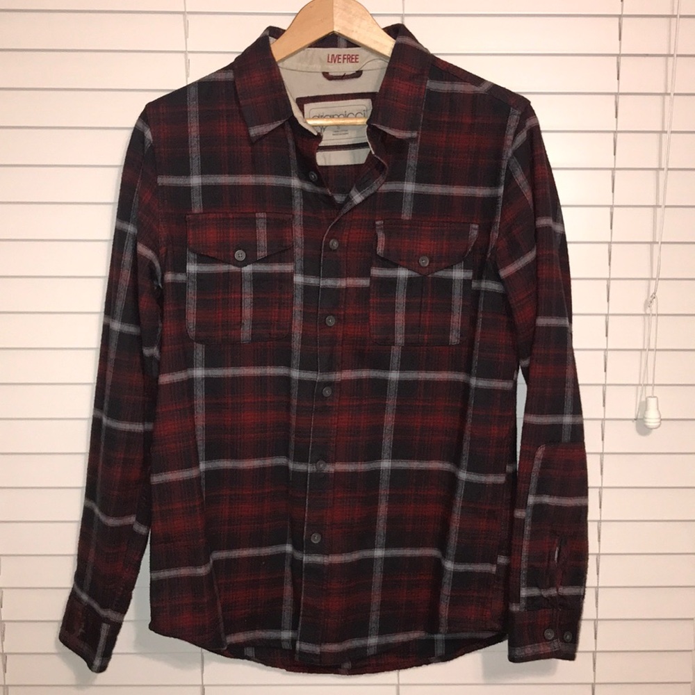 Men’s Gramicci Live Free Button Down Flannel Shirt