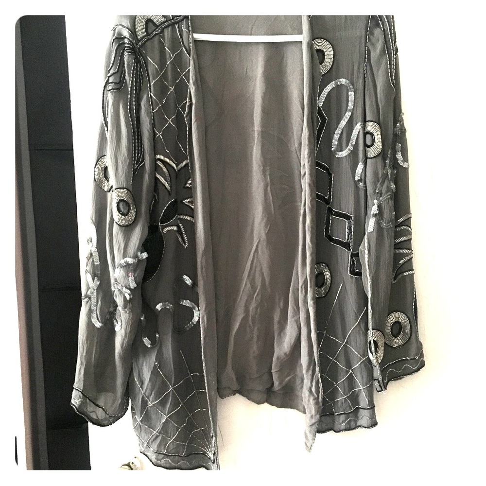 Silk shell beaded open top!