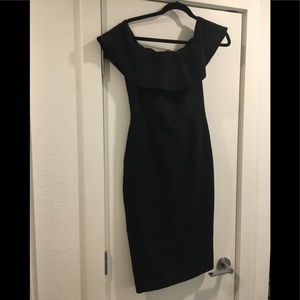Zara Off the Shoulder Midi Dress