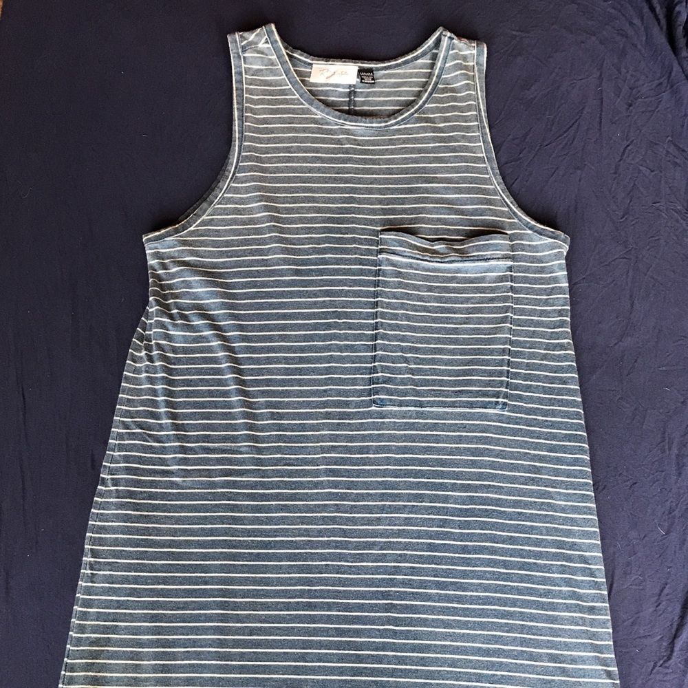 Stripped tank dress