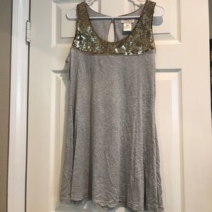 LaRok sequin grey dress