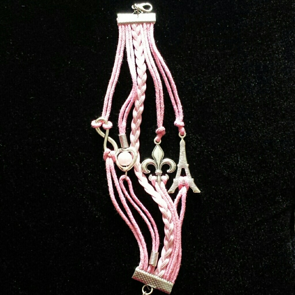 ⬇️$18 Infinity Eiffel Heart Silver-tone Bracelet - Picture 7 of 7