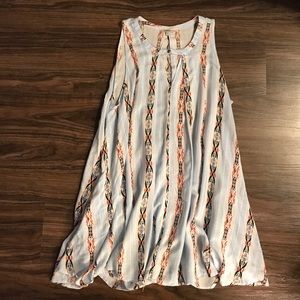 Open neck boutique swing dress NWOT