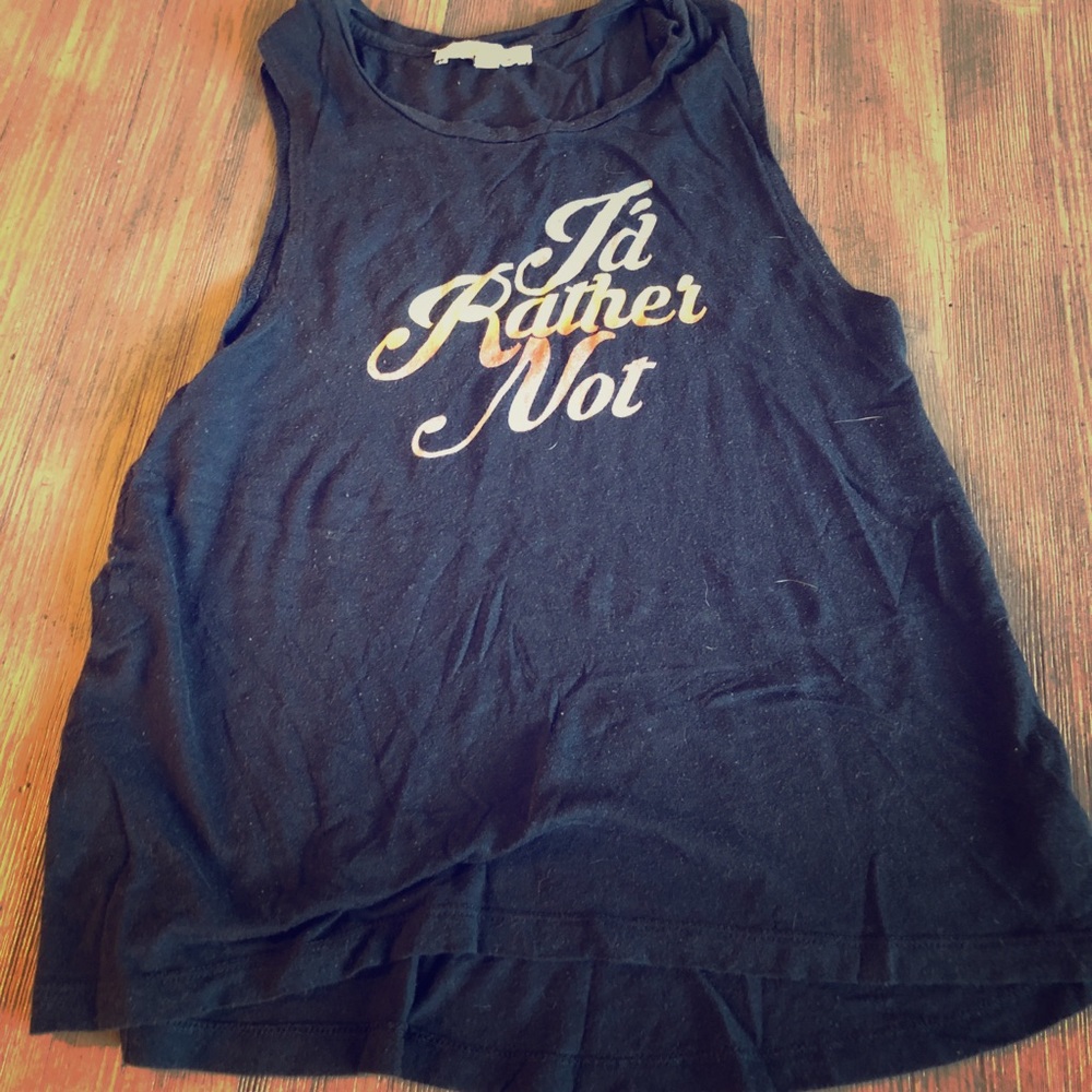 Soft graphic tank top