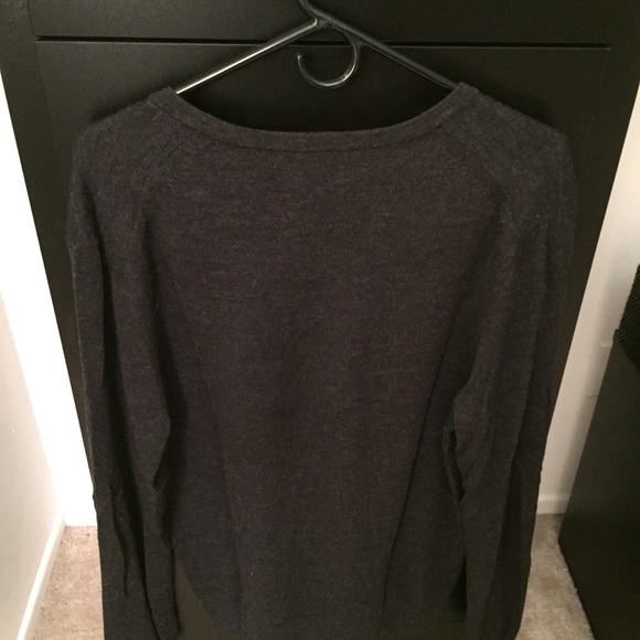 Express Merino Wool Sweater Charcoal Gray L - Picture 3 of 3