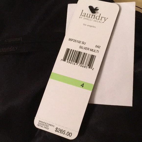 Laundry by Shelli Segal Silver Sequin Dress - Picture 6 of 6