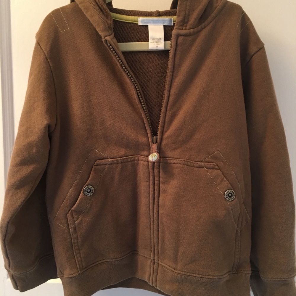 Brown Janie and Jack hoodie