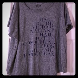 Hail To The Victors Cowneck T-Shirt