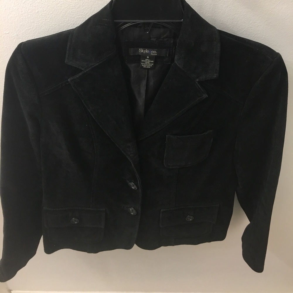 Classic special occasion suede jacket