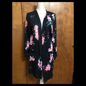 Floral Print Duster