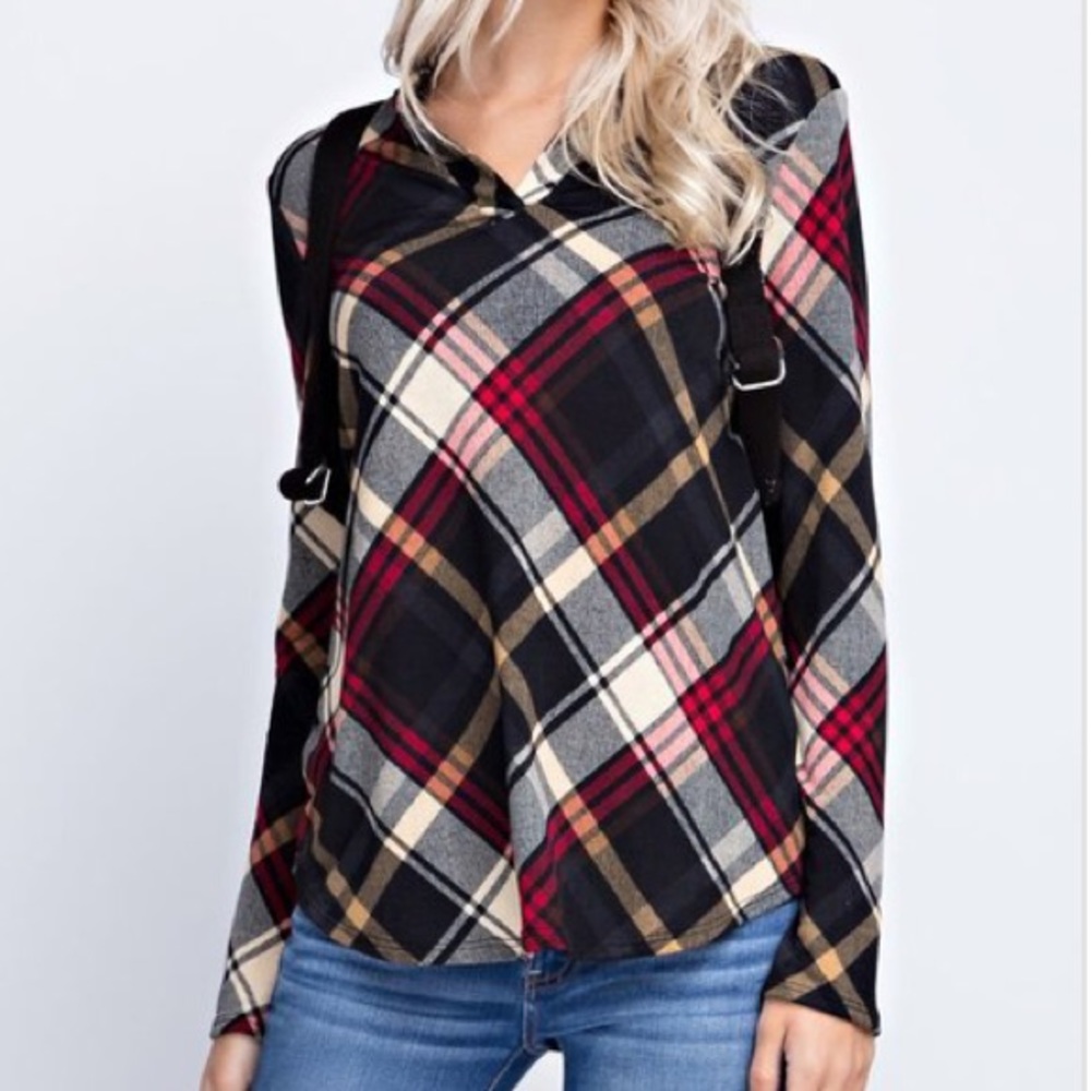 Plaid Top