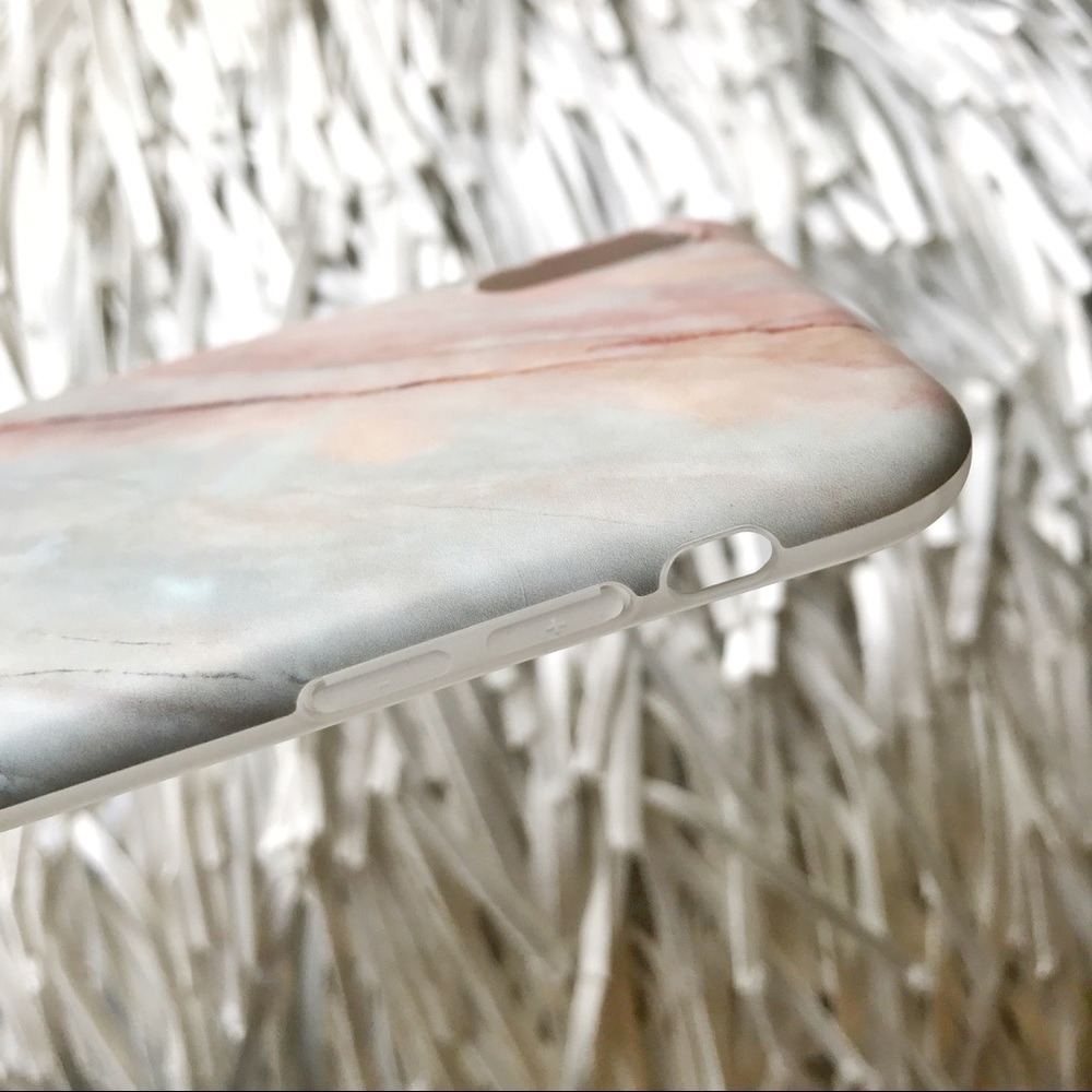HP NEW iPhone X SOFT TPU IMD Marble Case Cover - Picture 3 of 7