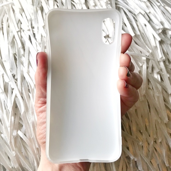 HP NEW iPhone X SOFT TPU IMD Marble Case Cover - Picture 4 of 7
