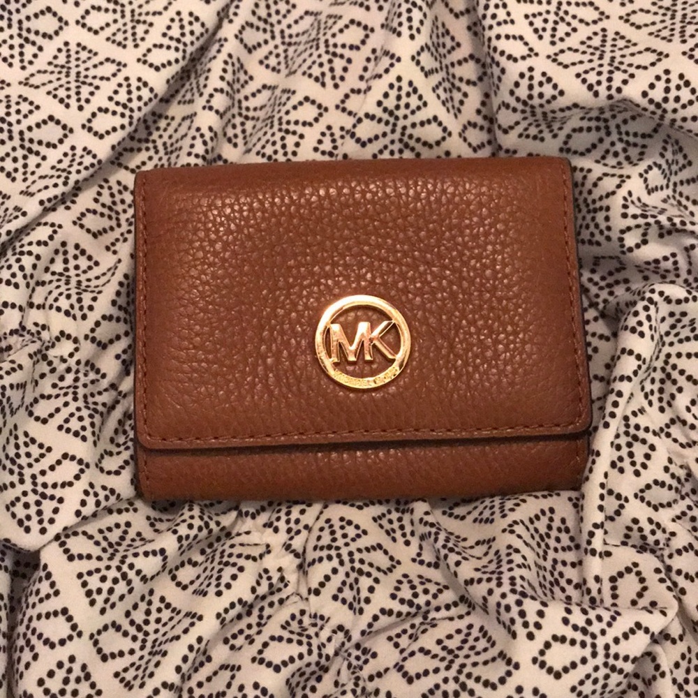 Michael Kors small leather card holder