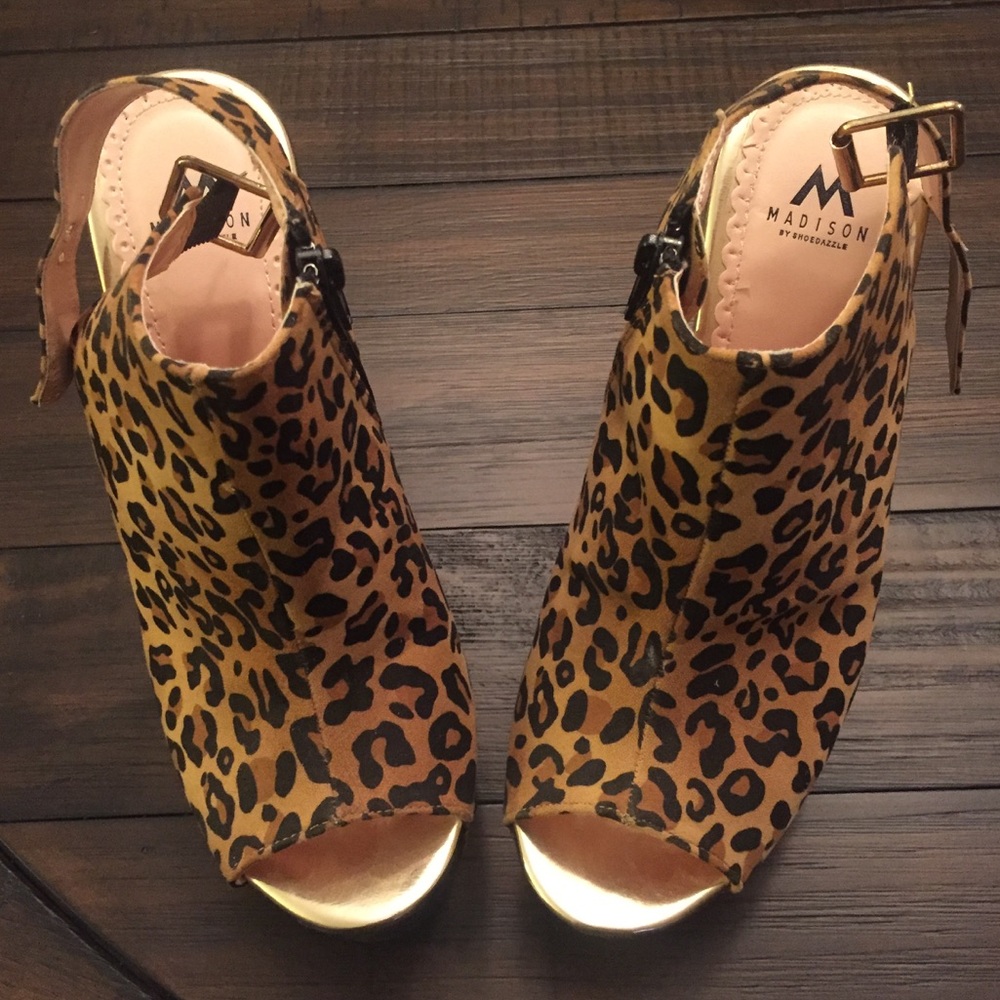 Leopard Madison Wedges