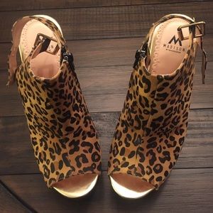 Leopard Madison Wedges