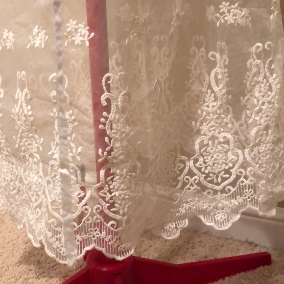 White mesh maxi dress - Picture 5 of 8