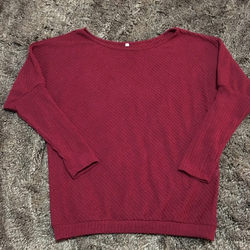 NWOT Red Light Sweater