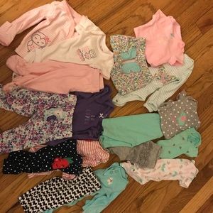 Newborn baby girl bundle