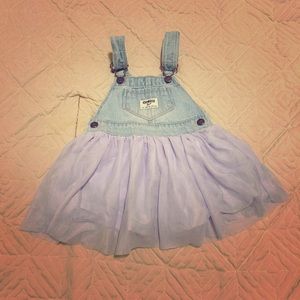 Osh Kosh B’Gosh tutu and denim dress size 12 mos