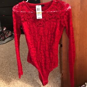 Lace body suit