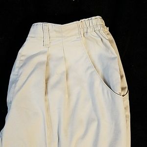 Women's Lee side elastic waist pleated pants sz 20