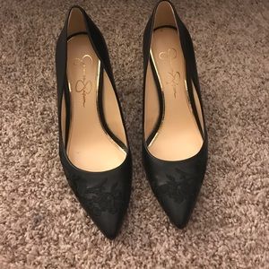 Jessica Simpson black heels