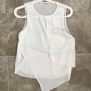 ZARA white top